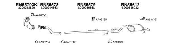 VENEPORTE 550256 Exhaust System
